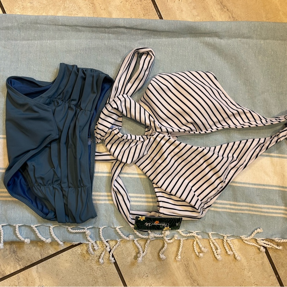 Striped Bikini Set